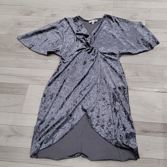 The Vanity Room Velvet Wrap Dress - Picture 6 of 7